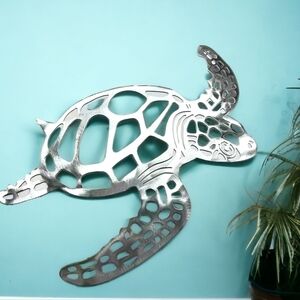NWT Metal Cut-Out Sea turtle